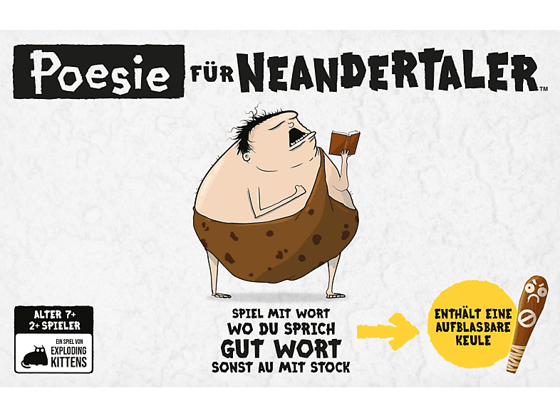 EXPLODING KITTENS Poesie für Neandertaler Partyspiele Mehrfarbig EXPLODING KITTENS Poesie für Neandertaler Partyspiele Mehrfarbig von EXPLODING KITTENS