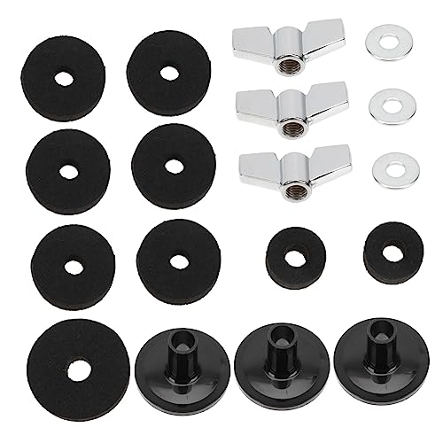 EXQUIMEUBLE 1Satz Drum Kit Zubehörset Teiliges Filz Pad Set Für Schlagzeug Rutschfest Langlebig Für Optimalen Schutz Ihres Drum Sets Für Schlagzeugliebhaber von EXQUIMEUBLE