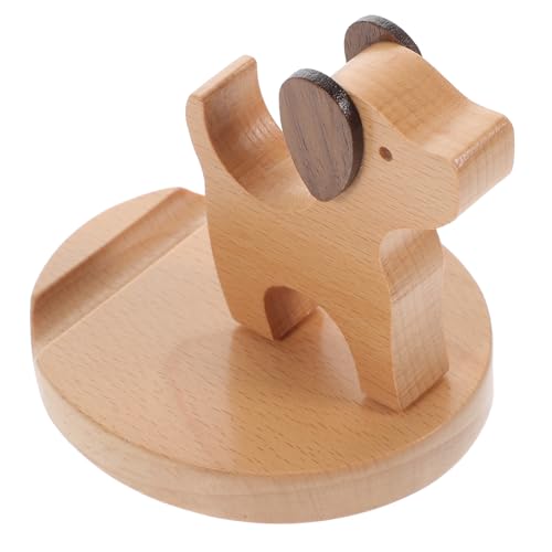 EXQUIMEUBLE 1Stück Holz Handyhalter im Kreativen Hundedesign Mobiler Telefonständer für Büro Schlafzimmer Wohnzimmer Accessoire aus Langlebigem Material als EXQUIMEUBLE 1Stück Holz Handyhalter im Kreativen Hundedesign Mobiler Telefonständer für Büro Schlafzimmer Wohnzimmer Accessoire aus Langlebigem Material als von EXQUIMEUBLE