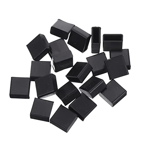 EXQUIMEUBLE 20Stücke USB Staubschutzkappen Männliche USB Abdeckungen aus Hochwertigem Schützt vor Schmutz Feuchtigkeit für USB Ladelinien Geräte von EXQUIMEUBLE