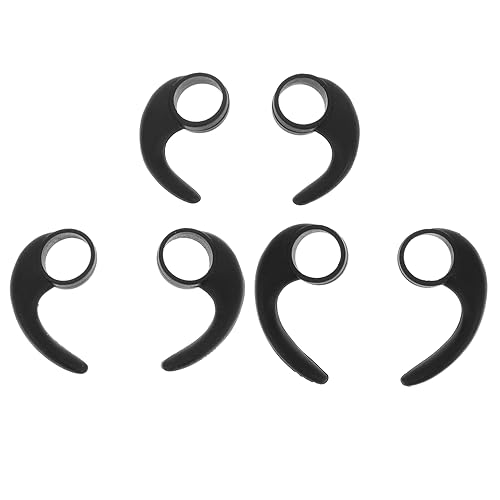 EXQUIMEUBLE 6Stücke Teiliges Silikon Ohrhaken Ohrbügel für Kopfhörer rutschfeste Ohrclips für Outdoor Aktivitäten Sport für Familie Freunde von EXQUIMEUBLE