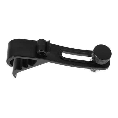 EXQUIMEUBLE Mikrofonfeste Trommelklemme Instrumentenclip Mikrofonhalterungen Mikrofonklemme Befestigungsclip Für Die Trommel Mikrofon-clip Drum-mikrofon-klemme Black Plastik von EXQUIMEUBLE