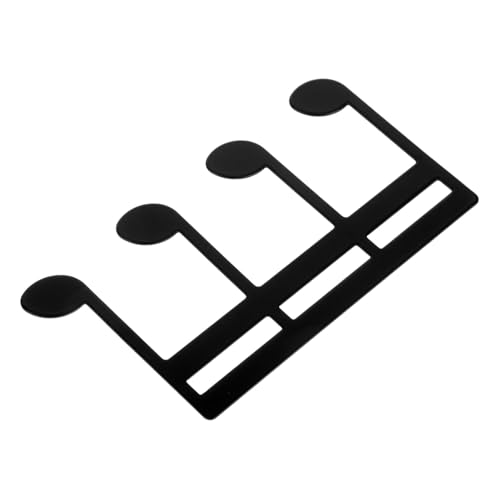 EXQUIMEUBLE Ordner Musik Musikleiern Tenorsaxophon Leier Notenständer Trompete Marschleier Tragbarer Musikständer Trompetenleier Und Klappmappe Snare-drum-ständer Gitarrenzubehör Metall Black von EXQUIMEUBLE