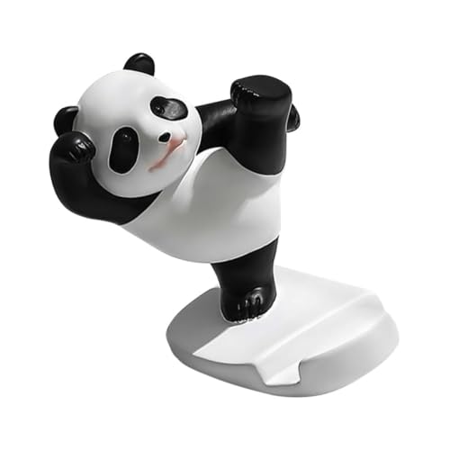 EXQUIMEUBLE Panda Design Mobiltelefonhalter aus Hochwertigem Harz Cartoon Stil Praktischer Desktop für Handys für Streaming Fernsehsendungen Süßes EXQUIMEUBLE Panda Design Mobiltelefonhalter aus Hochwertigem Harz Cartoon Stil Praktischer Desktop für Handys für Streaming Fernsehsendungen Süßes von EXQUIMEUBLE