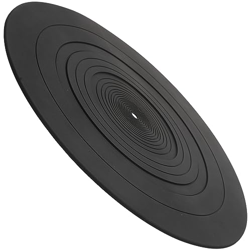 EXQUIMEUBLE Vinyl Schallplatten Schutzmatte Aus Silikon Rutschfester Pad Für Vibrationen Und Schützt Ihre Vor Kratzern von EXQUIMEUBLE