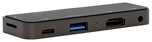 EX-1222HM 5 in 1 USB-C Dockingstation für Notebook, MacBook, Tablet von Exsys