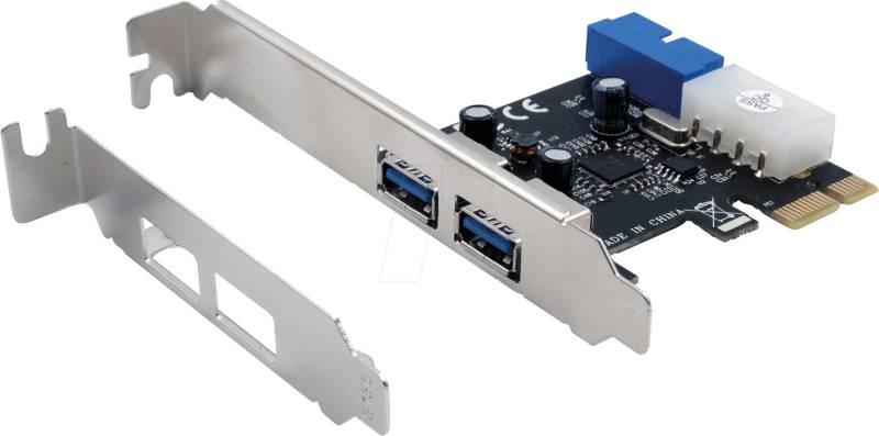 EXSYS EX-11049 - PCIe > 2x extern USB 3.0 A, 2x intern 19 Pin USB 3.0 von EXSYS