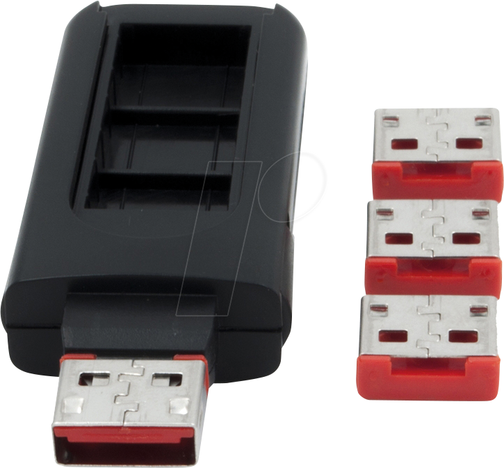 EXSYS EX-1114-R - USB-A-Port Schloss (1x Schlüssel, 4x Schloss) von EXSYS