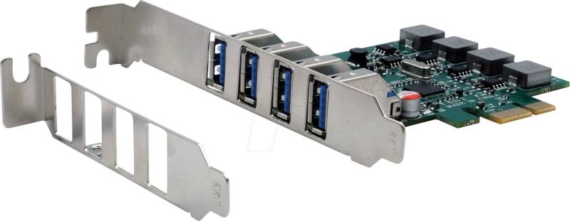 EXSYS EX-11194 - PCIe > 4x extern USB 3.0 Typ A, Self Power von EXSYS