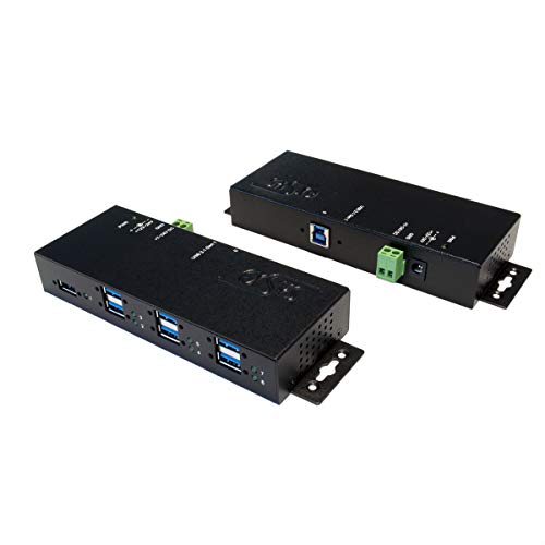 EXSYS EX-1189HMVS-2 7 Port USB 3.0 HUB Din-Rail Kit 24V Terminal Block Schwarz EXSYS EX-1189HMVS-2 7 Port USB 3.0 HUB Din-Rail Kit 24V Terminal Block Schwarz von Exsys
