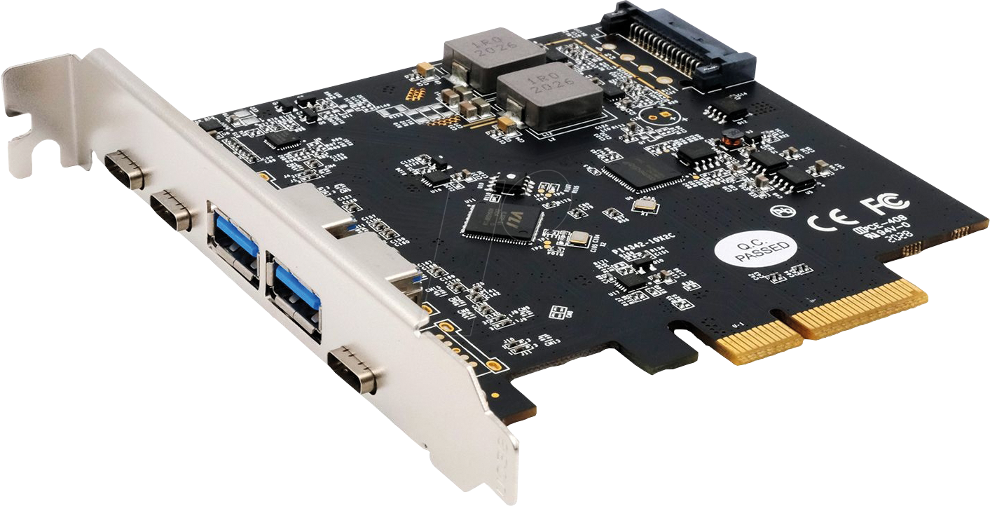 EXSYS EX-12007 - PCIe x4 > 2 x extern USB 3.1 Typ A, 3x Type-C EXSYS EX-12007 - PCIe x4 > 2 x extern USB 3.1 Typ A, 3x Type-C von EXSYS