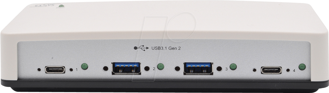 EXSYS EX-1250V - EXSYS USB 3.1 4 Port Hub, 2x USB-C, 2x USB-A von EXSYS