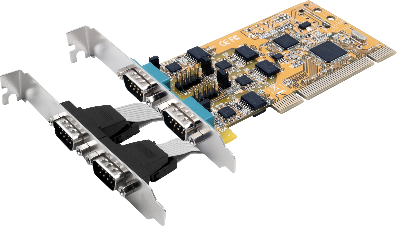 EXSYS EX-42034IS - PCI Karte zu 4x Seriell RS-232/422/485, Opt. Iso. von EXSYS