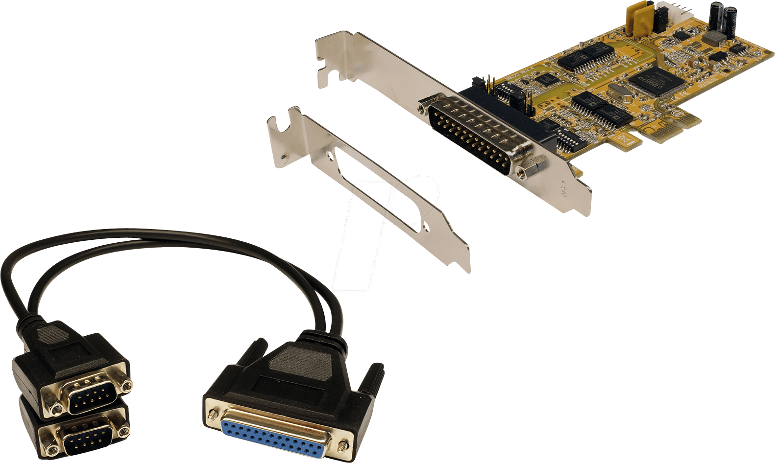 EXSYS EX-45362IS - EXSYS PCIe Karte 2S Seriell RS-232/422/485 SP von EXSYS