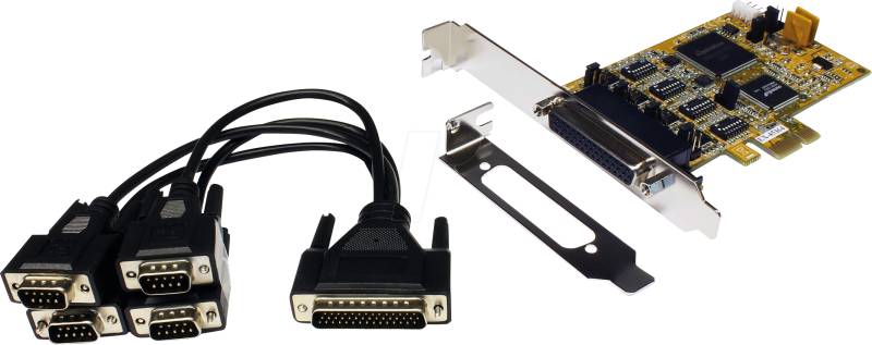 EXSYS EX-45364 - PCI Express Karte zu 4x RS-232/422/485 von EXSYS