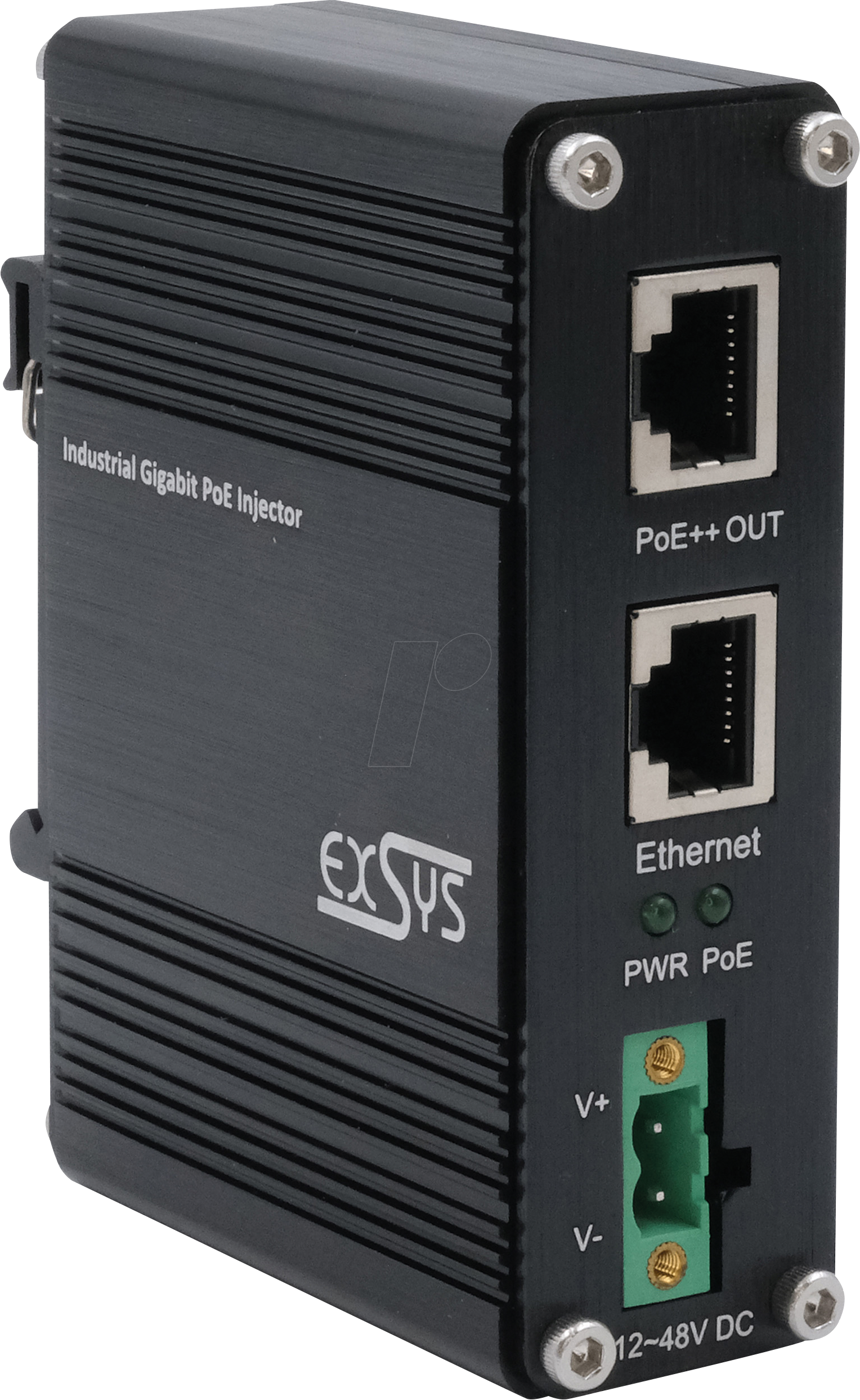 EXSYS EX-60315 - Power over Ethernet (PoE++) Gigabit Injektor, 90 W von EXSYS