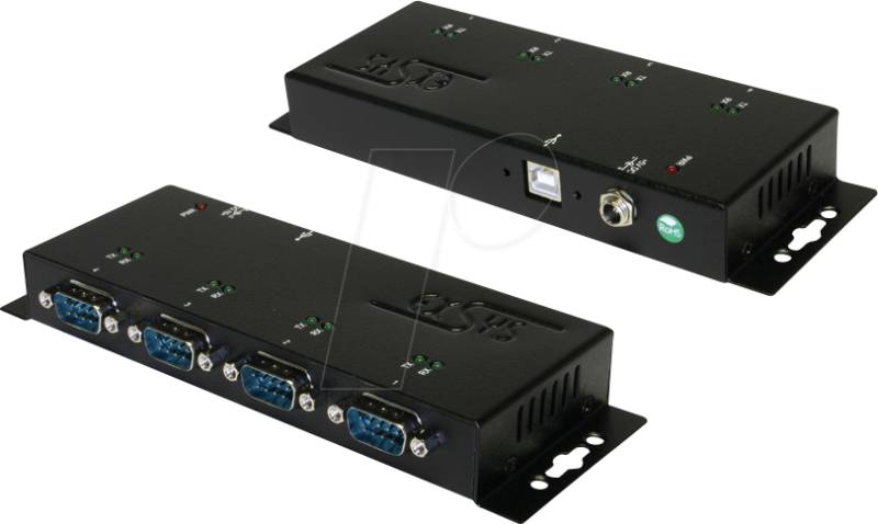 EXSYS EX1334HMV2 - USB 2.0 Konverter, USB-B auf 4x RS-232 von EXSYS