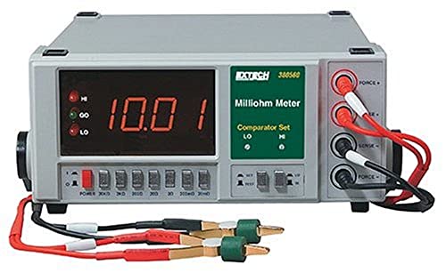 Extech 380560 Hochauflösendes Präzisions-Milohm-Messgerät, Grau von EXTECH