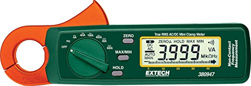 Extech 380947 True RMS 400A AC/DC Mini Klemmmessgerät mit hoher Stromauflösung von EXTECH