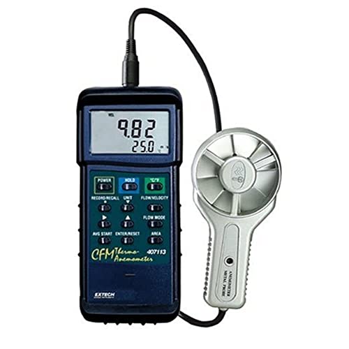 Extech 407113 CFM Metall-Fahnenanemometer von EXTECH