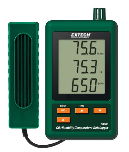 Extech CO2-, Luftfeuchte- und Temperatur-Datenlogger, 1 Stück, SD800 von EXTECH