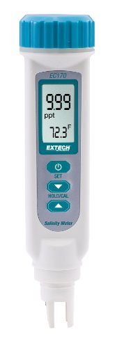 Extech EC170 Messgerät für Salzgehalt und Temperatur, wasserdicht von EXTECH