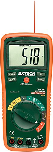 Extech EX470A True RMS Multimeter und Infrarot-Thermometer, Grün Extech EX470A True RMS Multimeter und Infrarot-Thermometer, Grün von EXTECH
