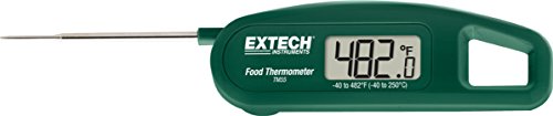 Extech Einklappbares Taschenthermometer für Lebensmittel, 1 Stück, TM55 von EXTECH