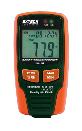 Extech RHT20 Datenlogger für Luftfeuchtigkeit und Temperatur mit LCD von EXTECH