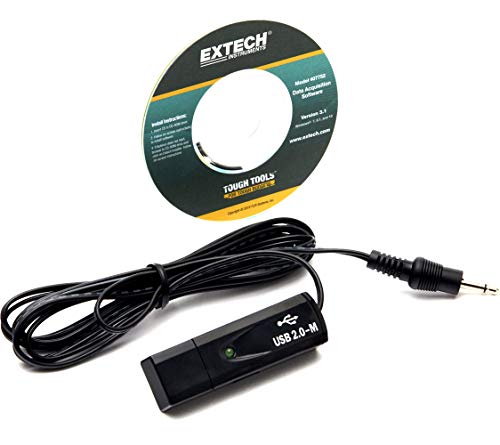 Extech Software und Kabel für Schallpegelmessgerät Modell 407750, 1 Stück, 407752 von EXTECH