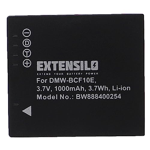 EXTENSILO 1x Akku kompatibel mit Panasonic Lumix DMC-FS11, DMC-FS10S, DMC-FS11A Kamera (1000mAh, 3,7V, Li-Ion) von EXTENSILO