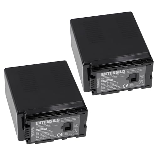 EXTENSILO 2X Akku kompatibel mit Panasonic AG-HMC150, AG-AC160AEJ, AG-AC160AP Kamera (7800mAh, 7,2V, Li-Ion) von EXTENSILO