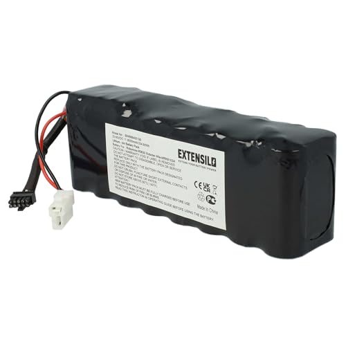 EXTENSILO Akku Ersatz für BAT6000A, BAT6000C, BAT6001B, MRK6103A, MRK6105A für Rasenroboter Rasenmäher (8000mAh, 25,6V, Li-Ion) von EXTENSILO