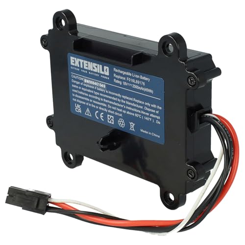 EXTENSILO Akku Ersatz für Bosch F 016 104 898, F016104898, F016L69176 für Rasenroboter Rasenmäher (2500mAh, 18V, Li-Ion) von EXTENSILO