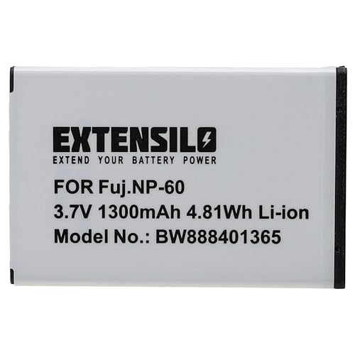 EXTENSILO Akku Ersatz für Samsung SLB-1037, SLB-1137 für Kamera (1300mAh, 3,7V, Li-Ion) von EXTENSILO