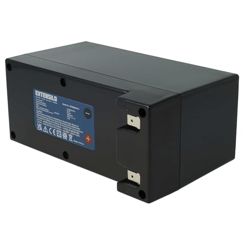 EXTENSILO Akku kompatibel mit Ambrogio 4.0 Elite, 4.0 Basic 4WD, 524S, 4.0 Elite 4WD, 4.0 Basic, Alex Rasenmäher (9000mAh, 25,2V, Li-Ion) von EXTENSILO