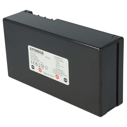 EXTENSILO Akku kompatibel mit Ambrogio L35 Deluxe, L 30e lite +, L30e Lite +, L60 b, L50 Rasenroboter Rasenmäher (3400mAh, 25,2V, Li-Ion) von EXTENSILO