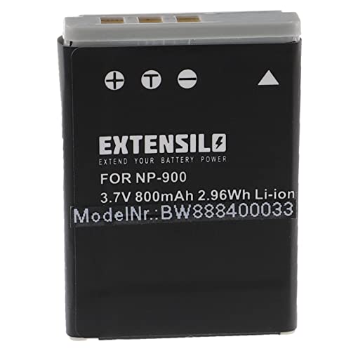 EXTENSILO Akku kompatibel mit Intova IC-12 Kamera (800 mAh, 3,7 V, Li-Ion) von EXTENSILO