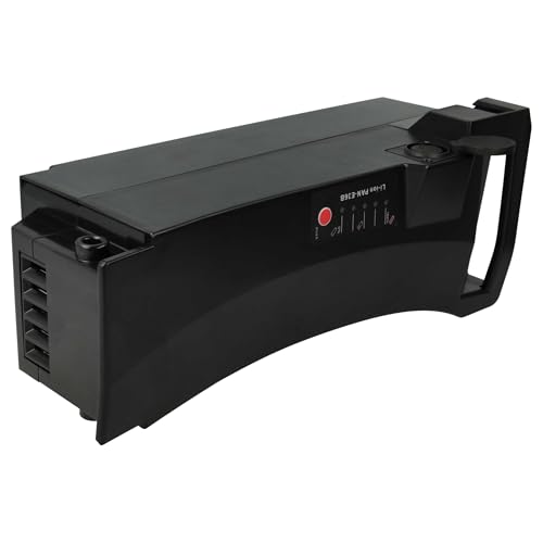 EXTENSILO Akku kompatibel mit Kalkhoff Tasman Tour C8 8-G Nexus Premium, Tour i8 8-G Nexus E-Bike Elektrofahrrad (17 Ah, 36 V, Li-Ion) - Schwarz von EXTENSILO