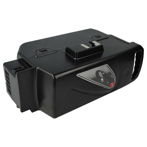 EXTENSILO Akku kompatibel mit Kettler Twin Center LCD Plus NX8, Front NX8, Center NX7 E-Bike Elektrofahrrad (27,2 Ah, 26 V, Li-Ion) - Schwarz von EXTENSILO