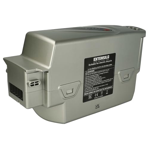 EXTENSILO Akku kompatibel mit Raleigh Dover XXL LTD, Lite Premium, Lite E-Bike Elektrofahrrad (23,2 Ah, 25,2 V, Li-Ion) - Silber von EXTENSILO