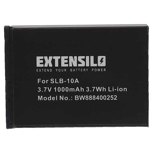 EXTENSILO Akku kompatibel mit Samsung WB710, WB750, WB850, WB850F, WB800, WB800F Kamera (1000mAh, 3,7V, Li-Ion) von EXTENSILO