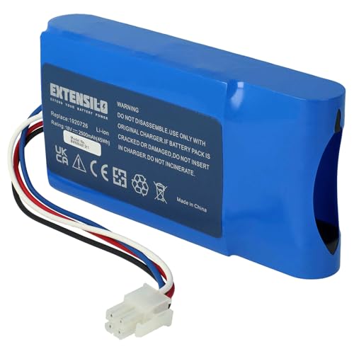 EXTENSILO Akku kompatibel mit Yard Force Compact 280R, 400Ri Rasenmäher Rasenroboter (2500mAh, 18V, Li-Ion) von EXTENSILO