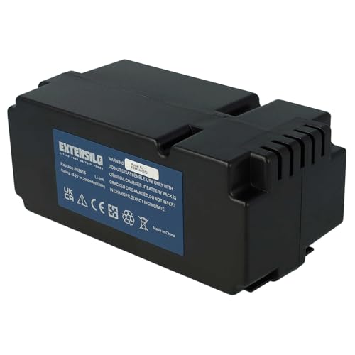 EXTENSILO Akku kompatibel mit Yard Force SA500ECO, SA600H, SA800PRO, SA900, SC600ECO Rasenmäher Rasenroboter (2500mAh, 25,2V, Li-Ion) von EXTENSILO