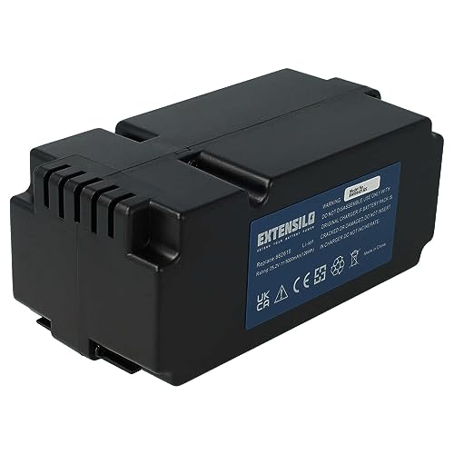 EXTENSILO Akku kompatibel mit Yard Force SA500ECO, SA600H, SA800PRO, SA900, SC600ECO Rasenroboter Rasenmäher (5000mAh, 25,2V, Li-Ion) von EXTENSILO