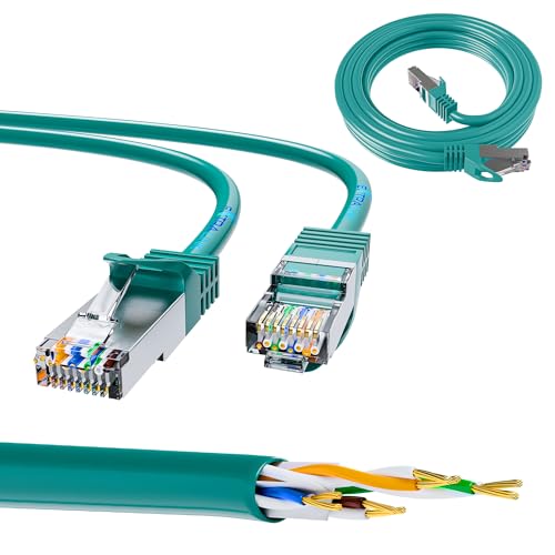 EXTRALINK LAN Kabel 6, RJ45 Kabel FTP, Netzwerkkabel 1Gb/s, internes Kupferkabel, Ethernet Kabel, PVC, Patchkabel 2m, LSZH, Gigabit Ethernet, Twisted-Pair Patchkabel für PoE-Netzwerkgeräte von EXTRALINK