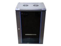 Extralink - Rack-Gehäuse - 600x600 mm - wandmontierbar - schwarz - 18U - 19 von EXTRALINK