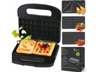 Extralink Smart Life Grill Sandwich &amp  Waffeleisen SJ-37A | Grill Toaster &amp  Waffeleisen | 1000W, Toaster mit 3 austauschbaren Platten von EXTRALINK