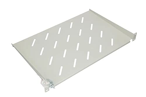 Extralnik 19 Zoll Fachboden 1HE 300 mm Tiefe – Stabiler Rackboden für Netzwerkschrank, perforiert, 20 kg Tragkraft, kompatibel mit 19" Serverschränken ab 450 mm Schranktiefe, inkl. Montageset, grau Extralnik 19 Zoll Fachboden 1HE 300 mm Tiefe – Stabiler Rackboden für Netzwerkschrank, perforiert, 20 kg Tragkraft, kompatibel mit 19" Serverschränken ab 450 mm Schranktiefe, inkl. Montageset, grau von EXTRALINK