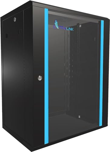 Extralink Serverschrank 19 Zoll 15HE – Netzwerkschrank 450mm Tiefe zur Wand- oder Standmontage, Traglast 100 kg, gehärtete Glastür, abschließbar 180° Öffnung, schwarz – für Heimnetzwerk & IT-Geräte Extralink Serverschrank 19 Zoll 15HE – Netzwerkschrank 450mm Tiefe zur Wand- oder Standmontage, Traglast 100 kg, gehärtete Glastür, abschließbar 180° Öffnung, schwarz – für Heimnetzwerk & IT-Geräte von EXTRALINK